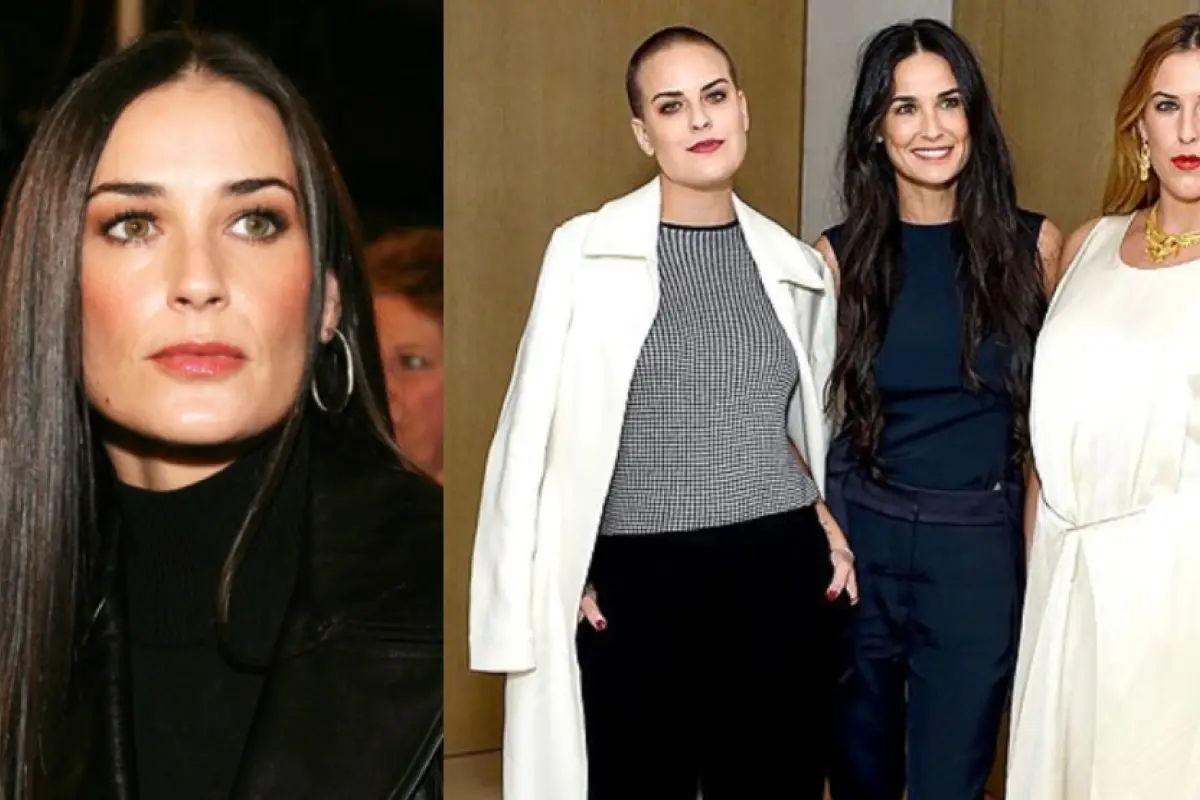 Demi Moore y sus hijas, 