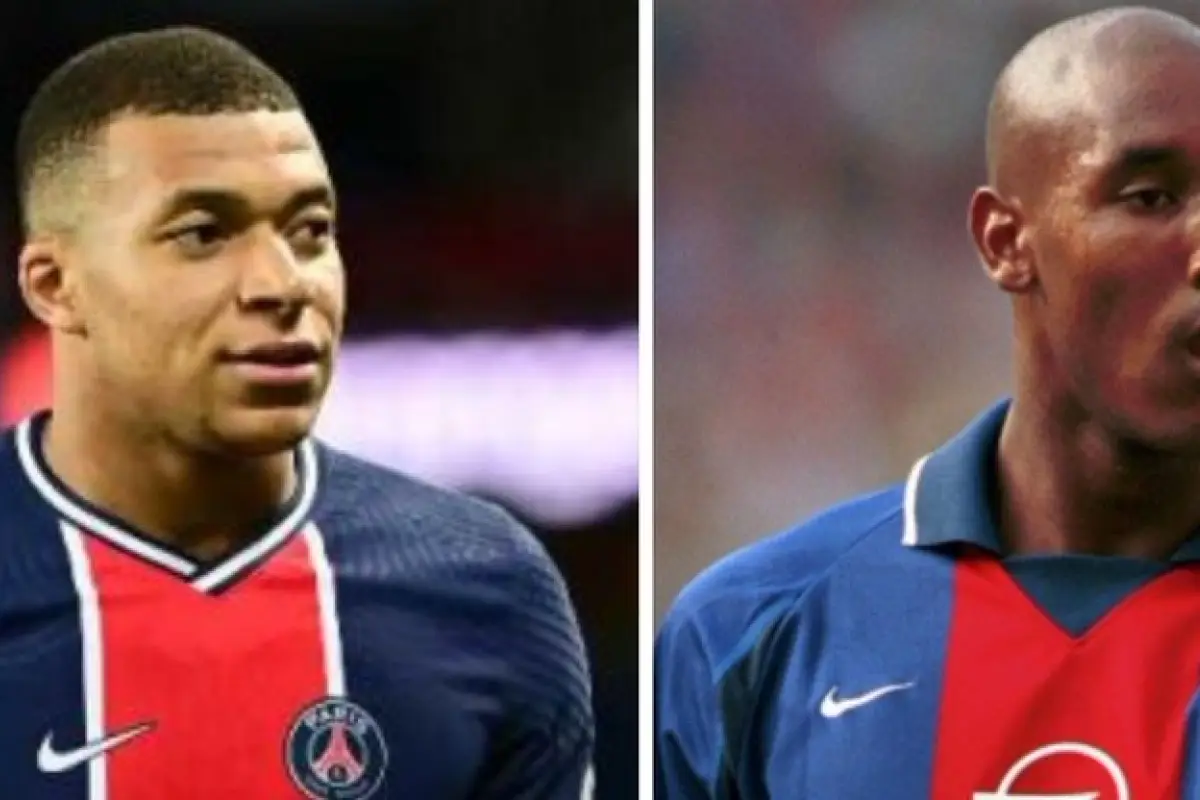 Kylian Mbappé y Nicolás Anelka, 