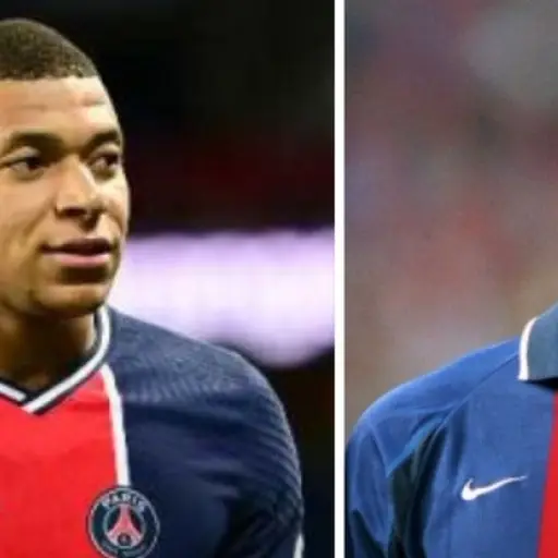 Kylian Mbappé y Nicolás Anelka ,