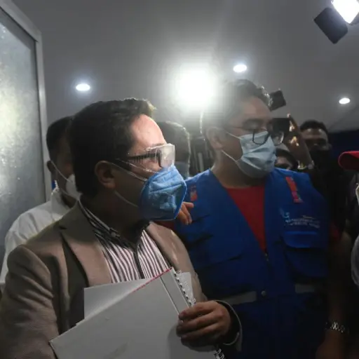 Juan Francisco Sandoval, exjefe de la Fiscalía Especial contra la Impunidad (FECI), acudió a la Procuraduría de los Derechos Humanos (PDH) después de ser destituido del Ministerio Público (MP). Foto: Omar Solís