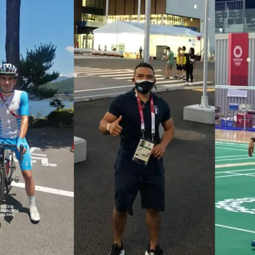 Atletas olímpicos en Tokio ,