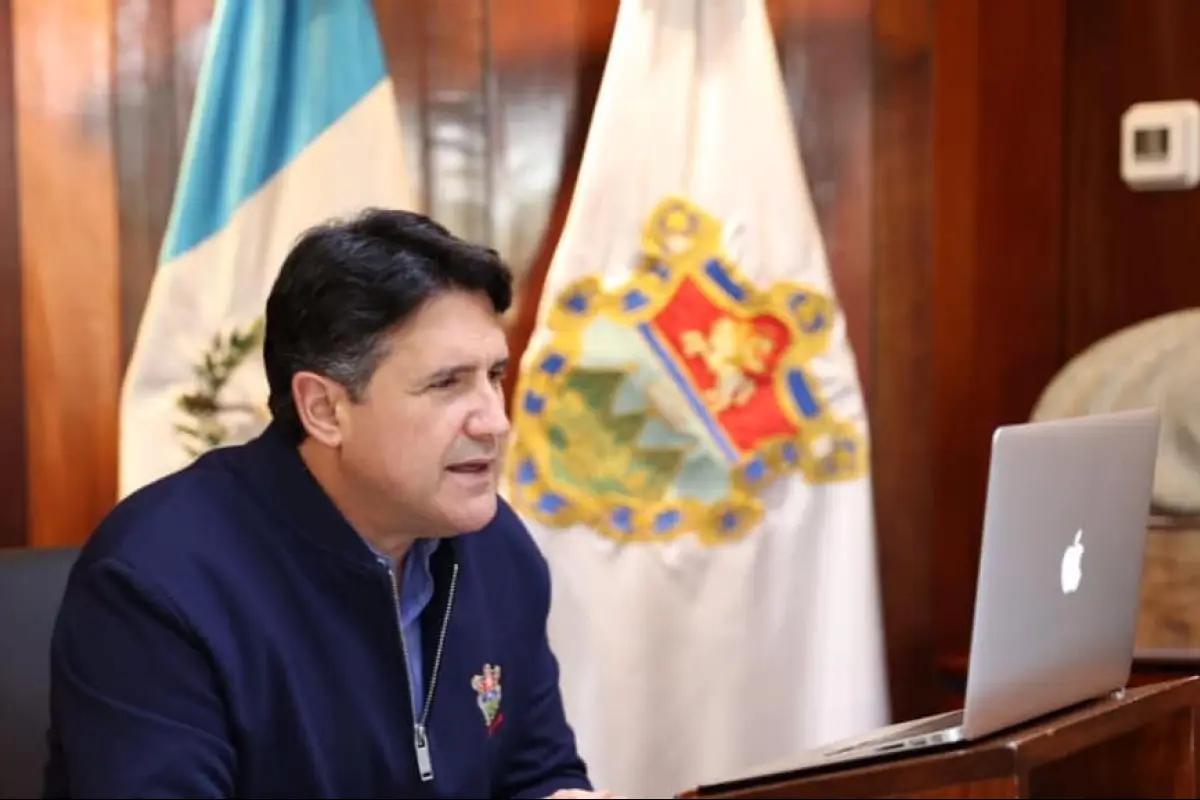 Ricardo Quiñónez, alcalde de la Municipalidad de Guatemala. Foto: Twitter Ricardo Quiñónez