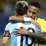 Messi y Neymar en un partido de Eliminatorias Mundialistas - Archivo
