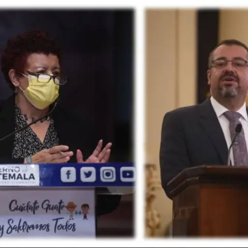 ministra-salud-amelia-flores-ministro-cultura-felipe-aguilar-emisoras-unidas ,