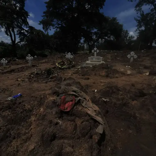 Área de XX en La Verbena es habilitada para enterrar fallecidos por Covid-19. Foto: Edwin Bercián