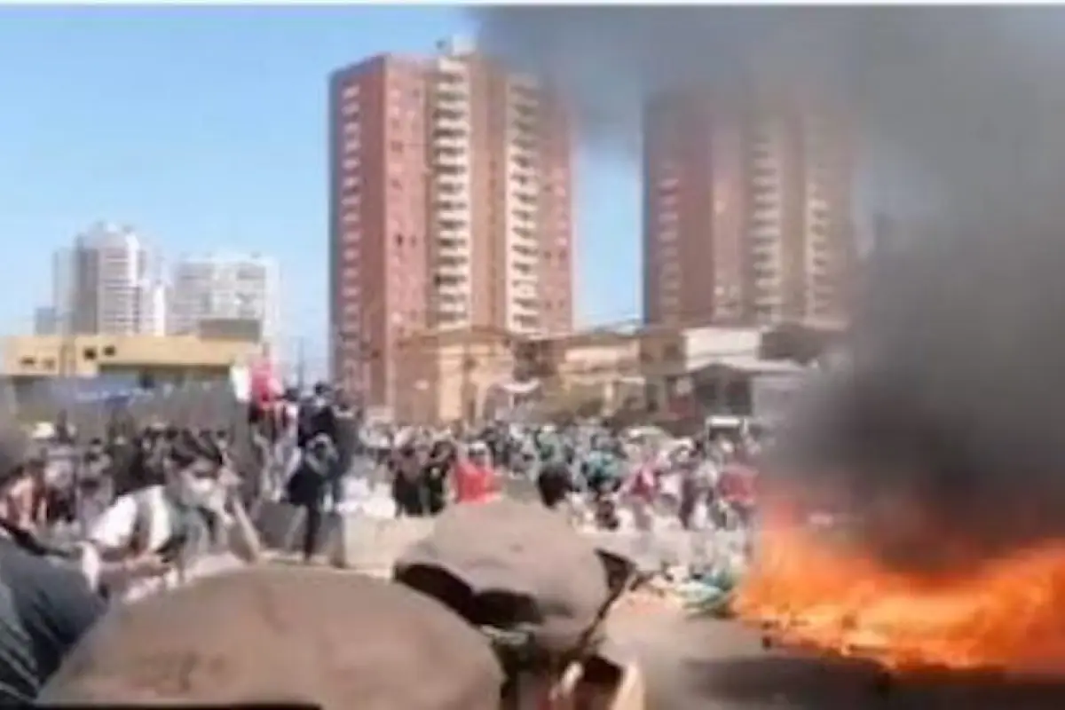 venezolanos-chile-protestas, 