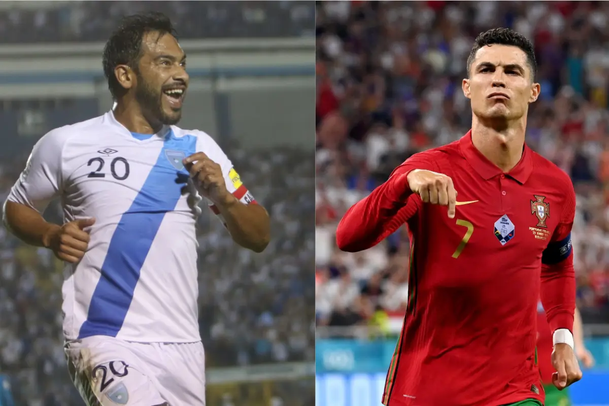 Cristiano Ronaldo está cerca de alcanzar el récord de Carlos Ruiz. Fotos: Omar Solís y Getty Images