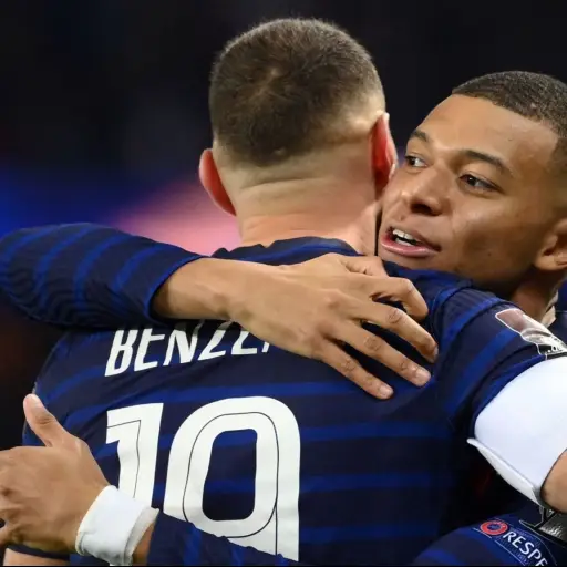 Mbappé y Benzema ,