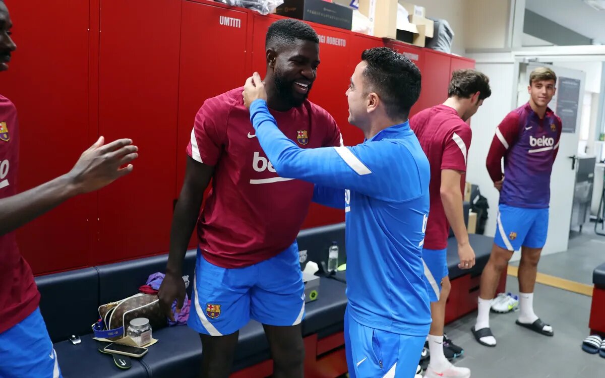 Xavi y Samuel Umtiti | 