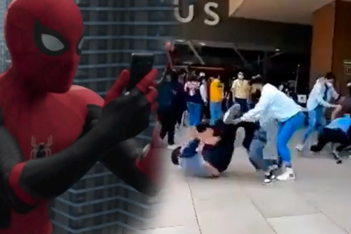 Spider man no way pelea, 