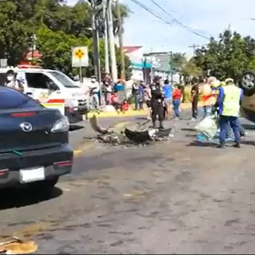 vehiculo vocaldo atanasio tzul zona 12 accidente de transito hoy 28 de noviembre guatemala ,