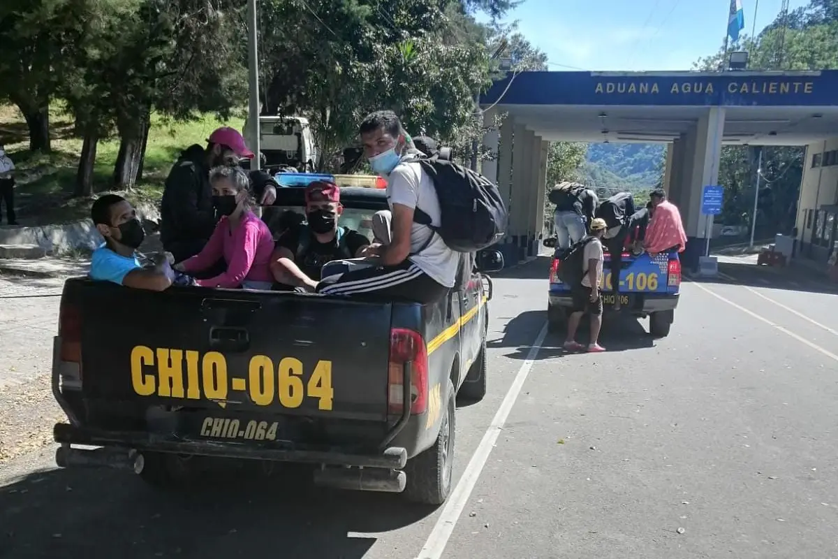 Interceptan a 39 migrantes de distintas nacionalidades en Chiquimula, 