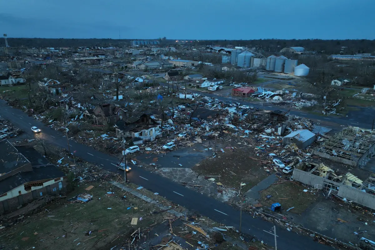 muertos, tornado, Kentucky, EE. UU.,, 