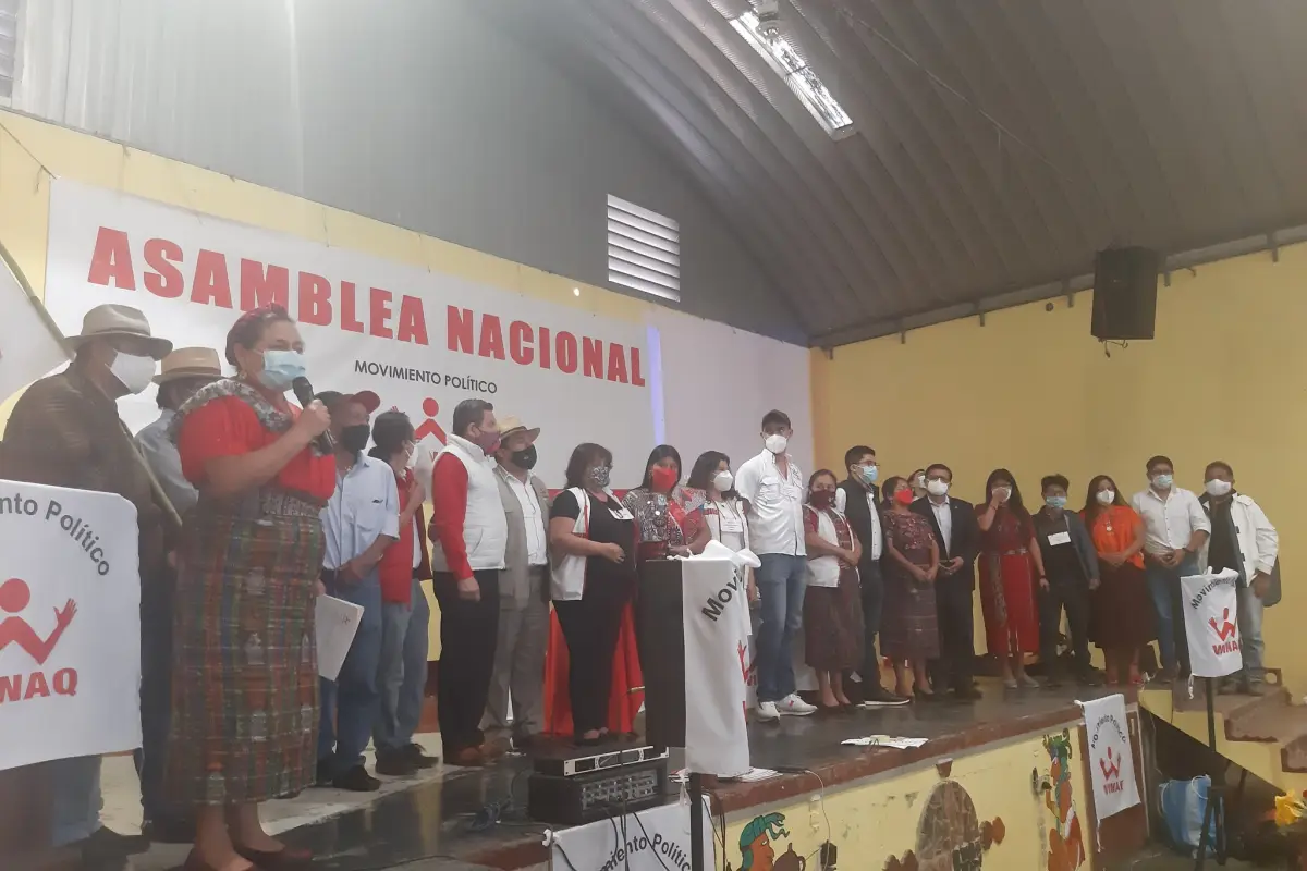 winaq elige comite ejecutivo nacional 5 de diciembre 2021, 