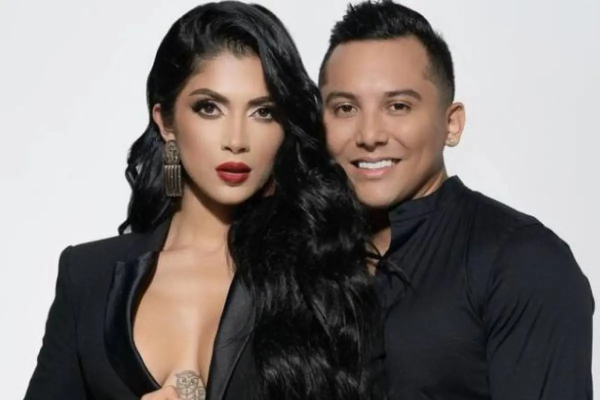 Kimberly Flores y Edwin Luna, 