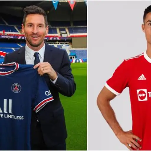Lionel Messi y Cristiano Ronaldo cambiaron de clubes este verano ,