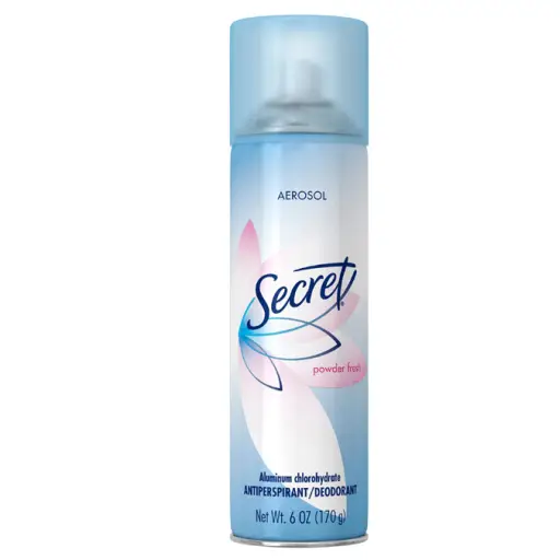 Desodorante Secret en spray ,