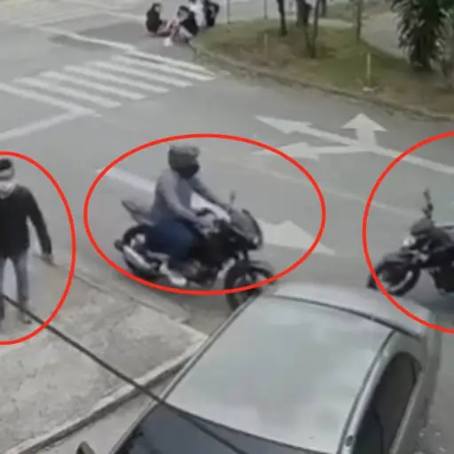 Captura de pantalla video cámaras de vigilancia zona 12.