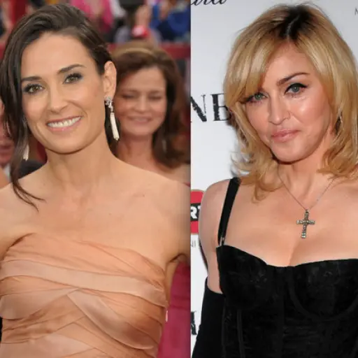 madonna demi moore ,