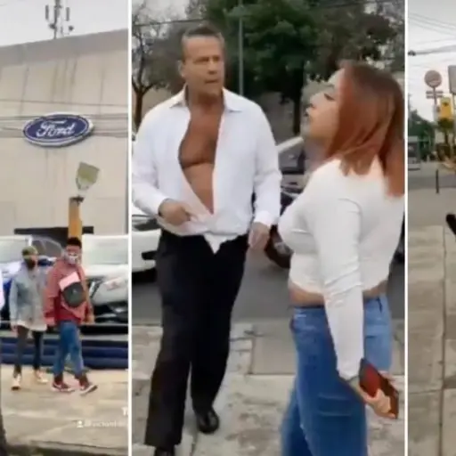 Alfredo Adame pelea callejera ,