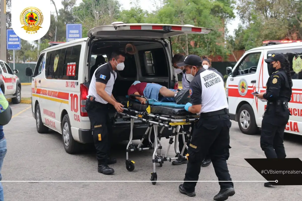 ataque armado deja dos heridos en boca del monte hechos violentos 23 de enero 2022 fotos bomberos voluntarios, 