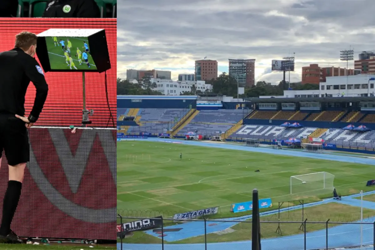 El VAR se utilizará por primera vez en el estadio Doroteo Guamuch Flores, 