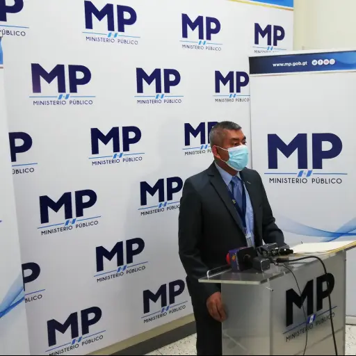 El jefe de la FECI, Rafael Curruchiche. Foto: MP