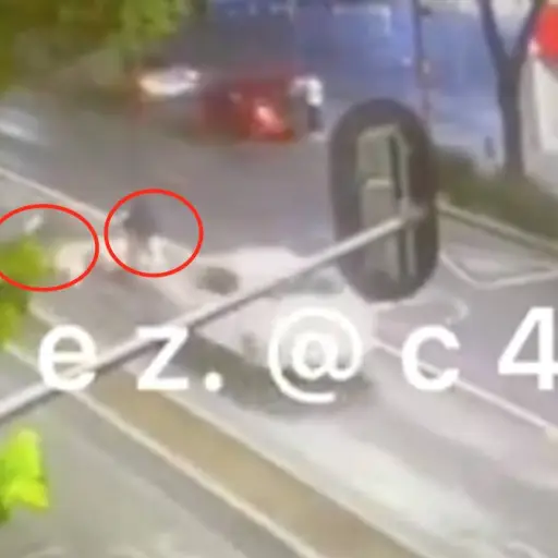 Captura de pantalla video de Twitter.