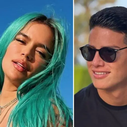 karol g y james rodriguez ,