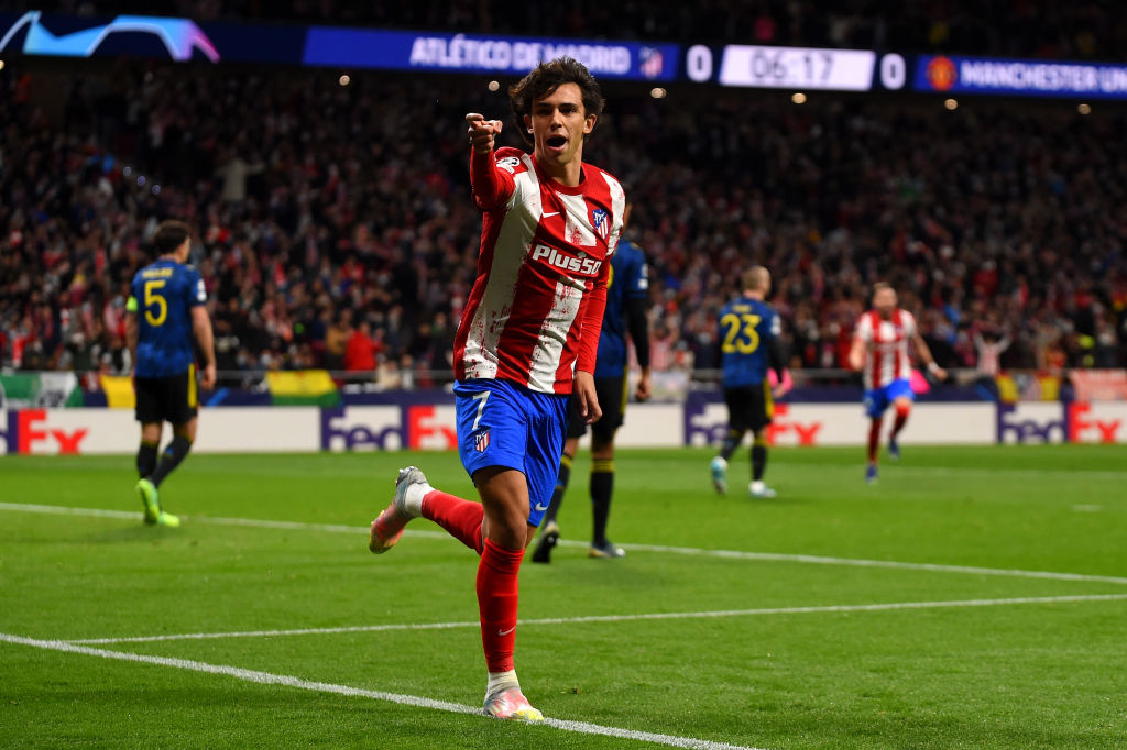 Celebración de Joao Félix ante el Manchester United | 