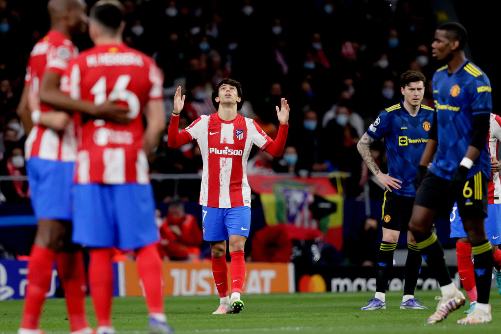 Celebración de Joao Félix ante el Manchester United | 