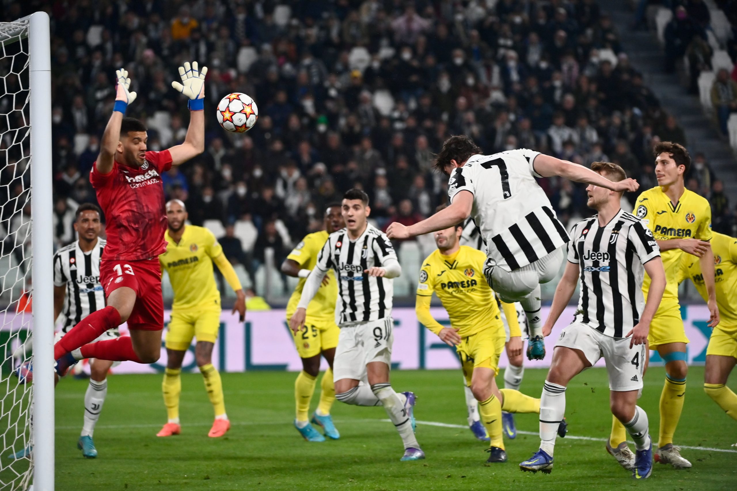 Partido entre Juventus vs. Villarreal | 