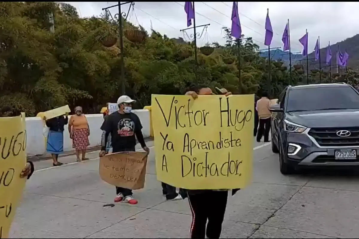 protesta ingreso a antigua guatemala alcalde auxiliar 2, 