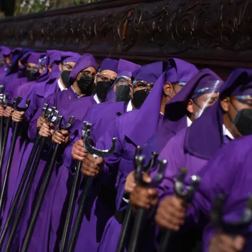 Cortejo procesional de Jesús de la Justicia. Foto: Edwin Bercián