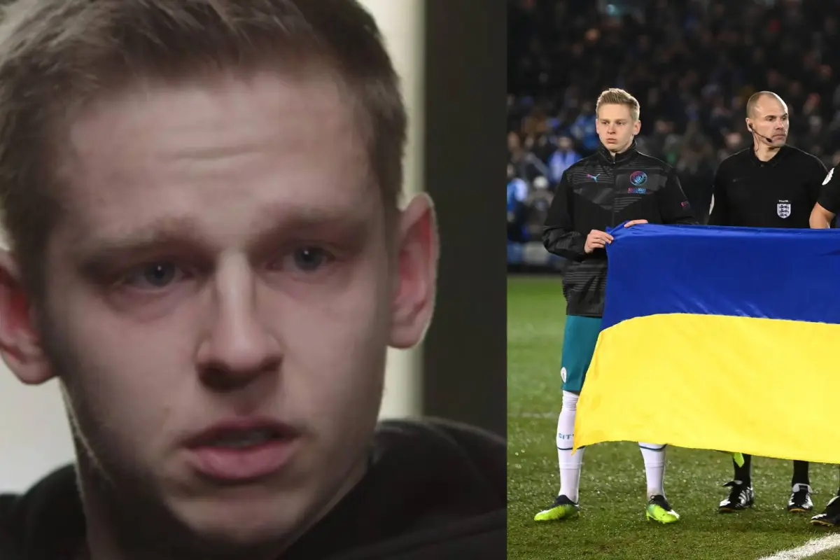 Oleksandr Zinchenko habla de ucrania, 