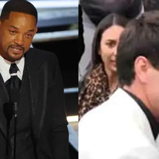 Will Smith cachetada periodista ,