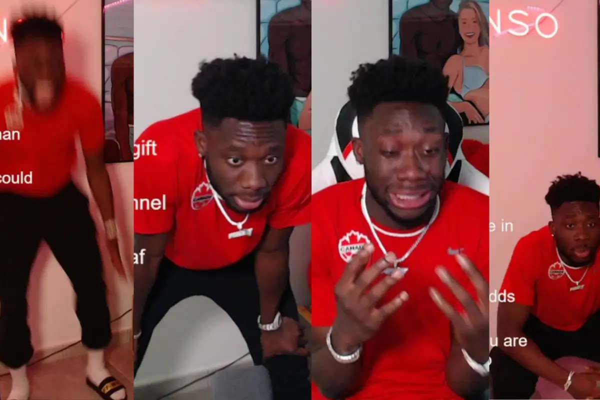 las reacciones de alphonso davies a la clasiciación de canada (2), 