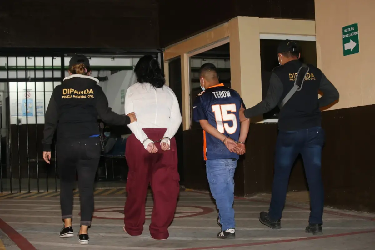 capturas extorsionistas en mixco foto pnc, 