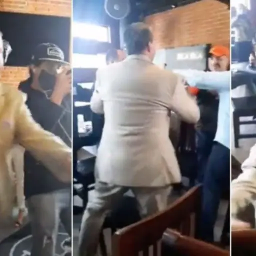 Alfredo Adame pelea ,