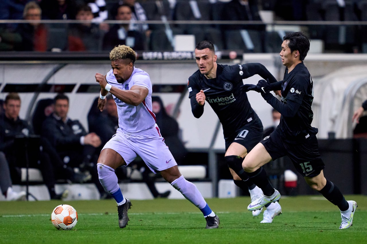 Partido entre Eintracht Frankfurt y Barcelona | 