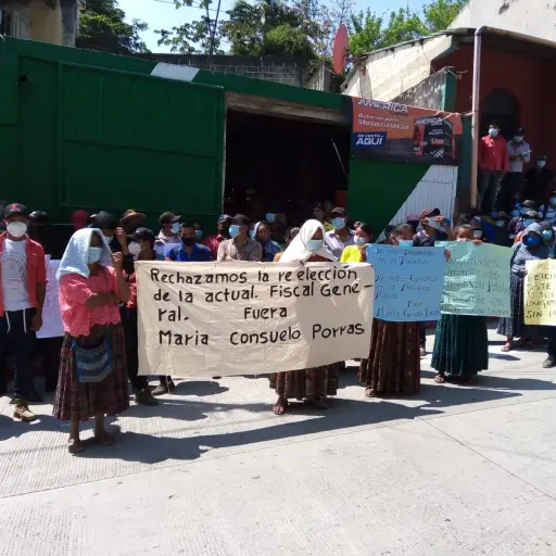 Protesta en Alta Verapaz. Foto: CUC