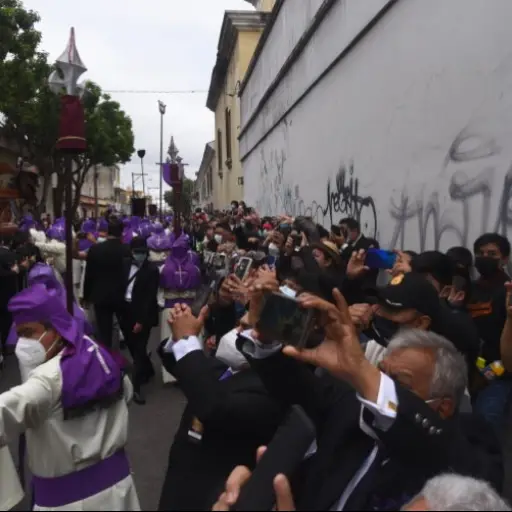 Procesión de Jesús Nazareno del Consuelo. Foto: Omar Solís