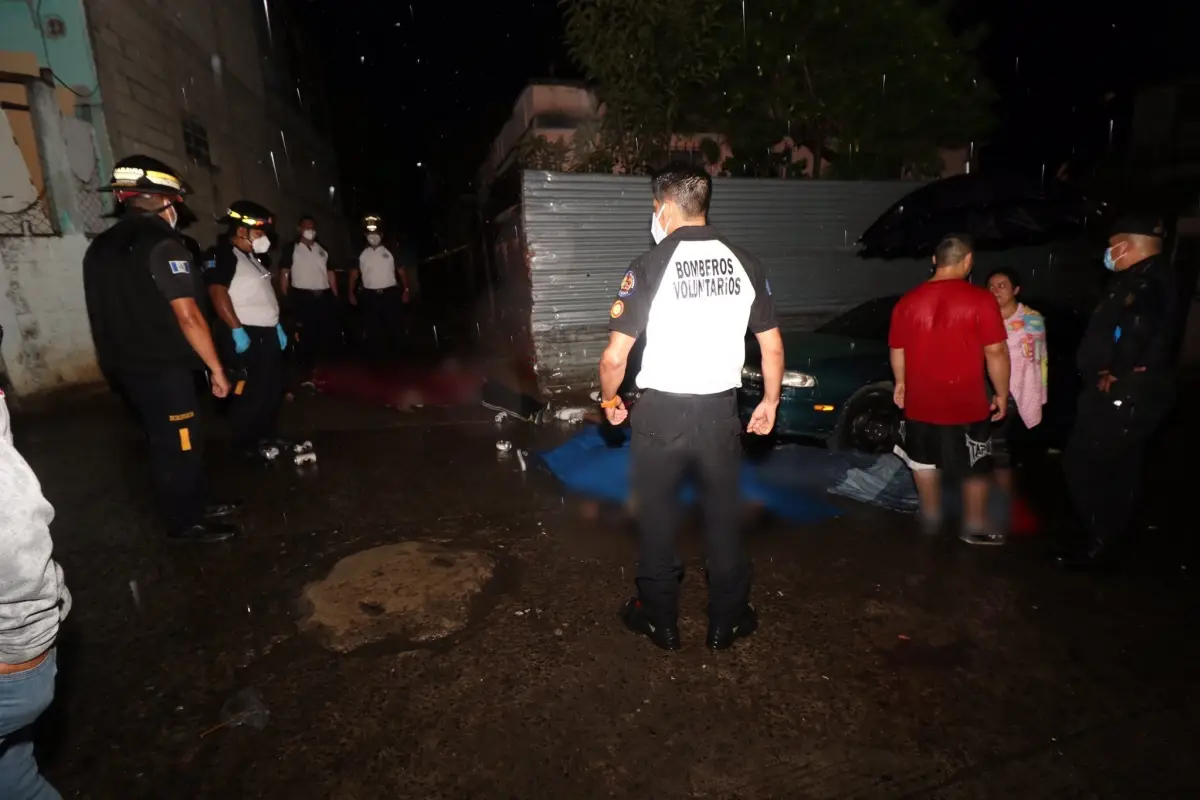 ataque armado boca del monte foto bomberos voluntarios, 