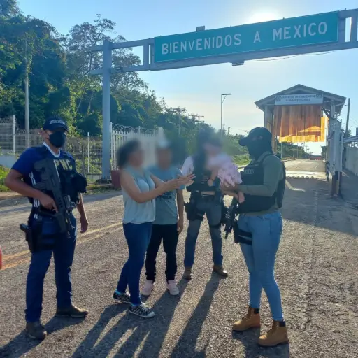 rescate bebe en mexico raptada en mixco foto pnc (2) ,