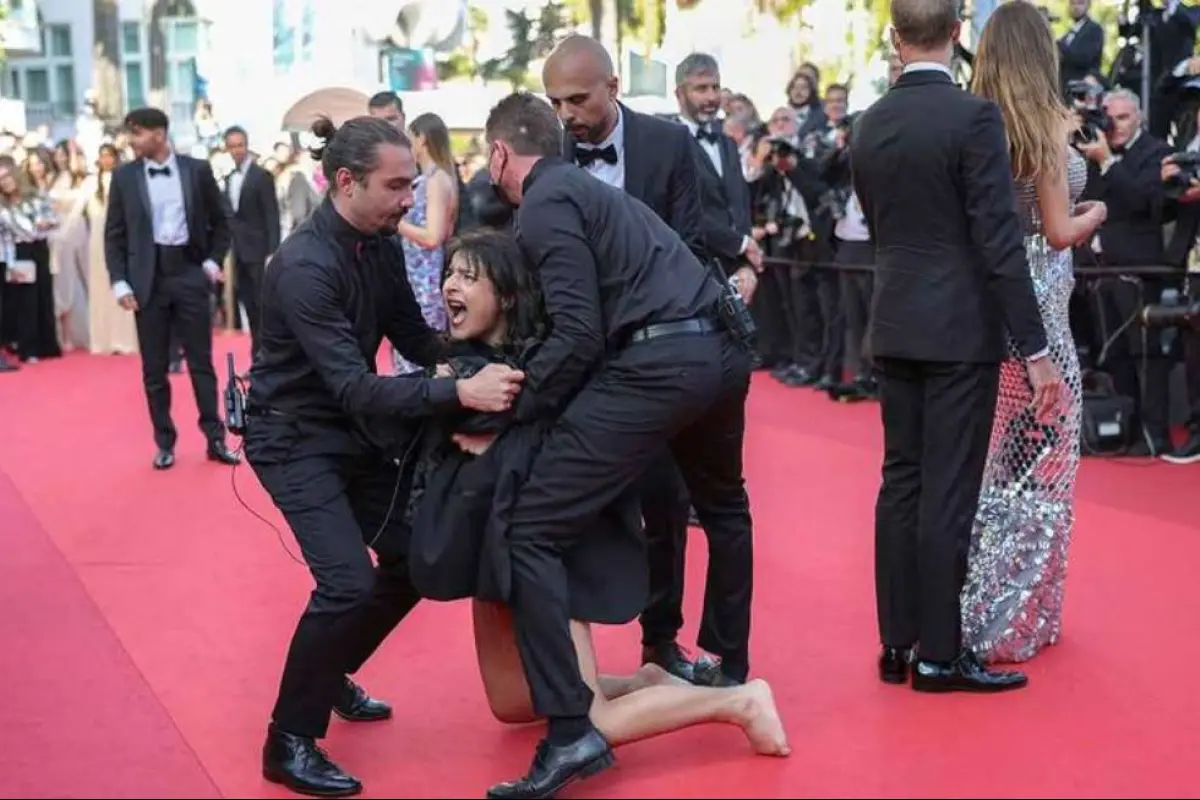 Activista desnuda Cannes 2022, 