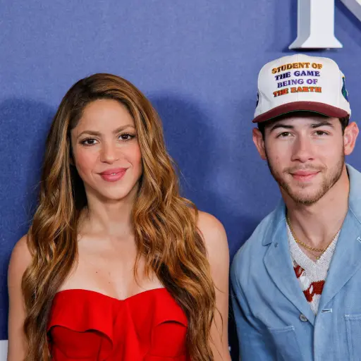 Singers Shakira and Nick Jonas attend the 2022 NBCUniversal Upfront in New York, U.S., May 16, 2022.  REUTERS/Eduardo Munoz
