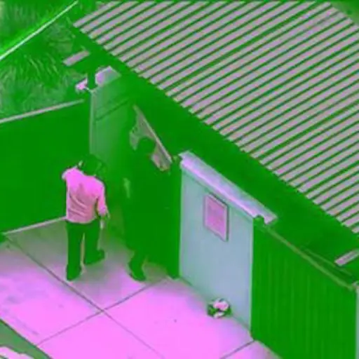 Fotografía de cámara de vigilancia. 