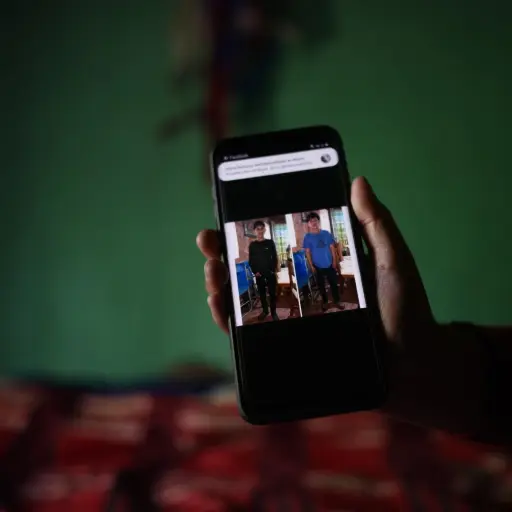 Familiares de menores fallecidos en San Antonio, Texas. Foto: Edwin Bercián
