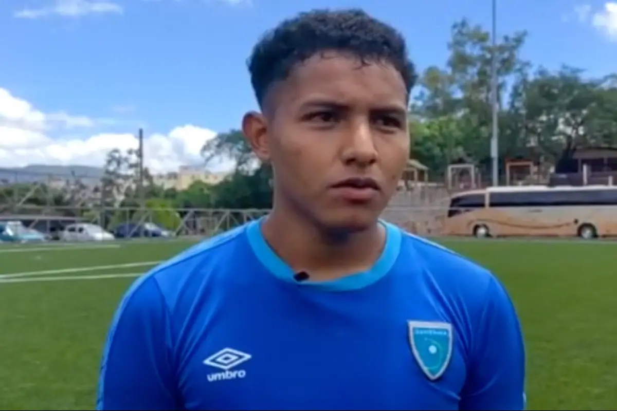 Anderson Villagrán, parte de la Selección Sub-20 de Guatemala, 