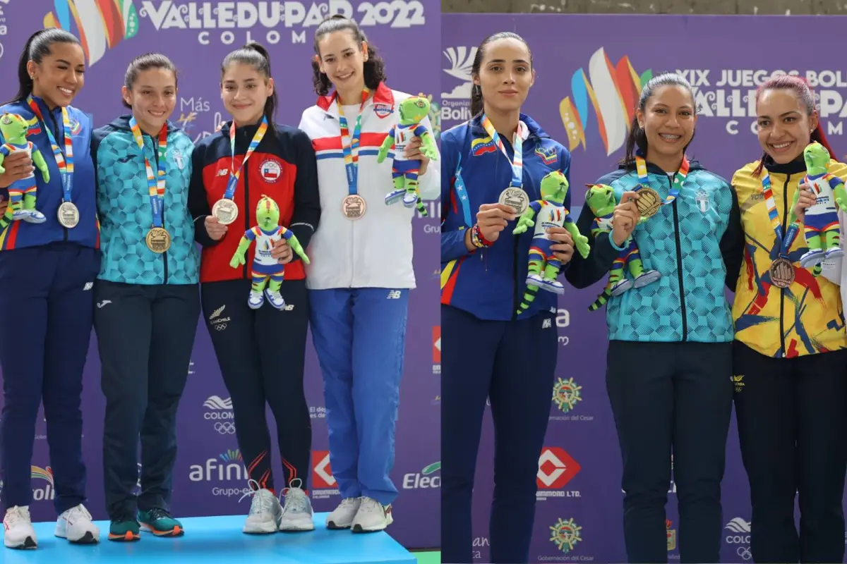 María Wong y Barbara Morales medallas de oro bolivarianos (2), 